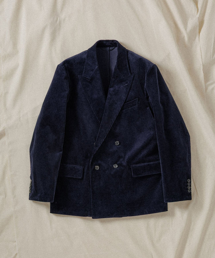WILD LIFE TAILOR / CORDUROY DOUBLE BREASTED JACKET